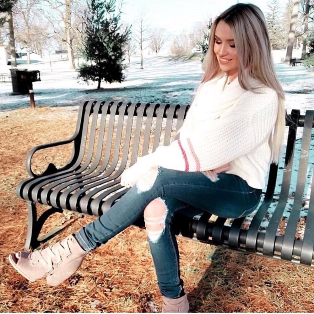 Taupe peeptoe booties